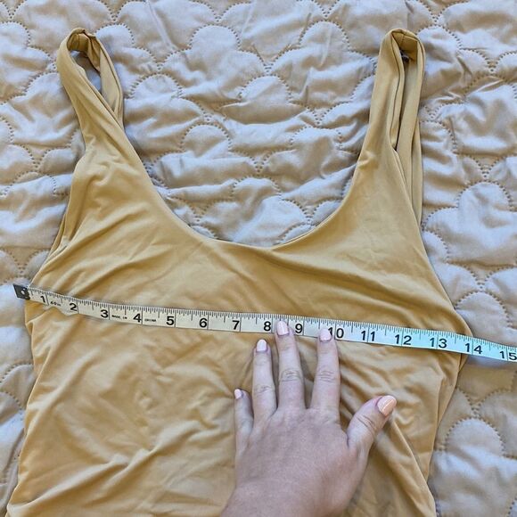 Dippin’ Daisy Swimwear Scoop-neck High-cut One Piece Swimsuit- Apricot/nude - Picture 7 of 13